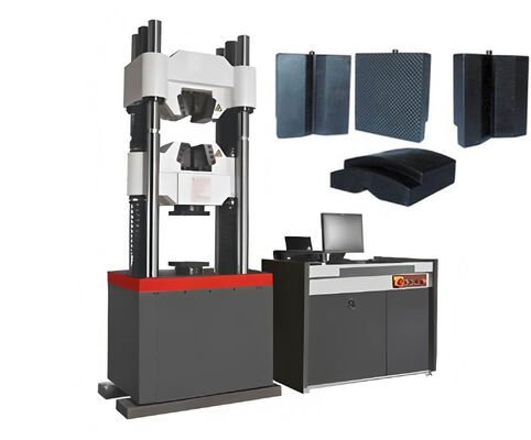 बेहतर स्थिरता और सटीकता के लिए चार कॉलम होस्ट और ऑयल सिलेंडर डाउन टाइप वाली सर्वो हाइड्रोलिक परीक्षण मशीन