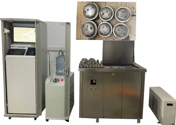 ISO 1167 प्लास्टिक पाइप हाइड्रोस्टैटिक दबाव परीक्षण मशीन, हाइड्रोस्टैटिक और बर्स्ट टेस्ट के लिए औद्योगिक टैबलेट नियंत्रण मल्टी-चैनल परीक्षक