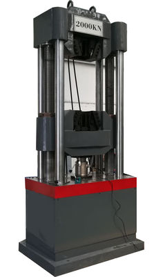 UTM कम्प्यूटरीकृत सर्वो हाइड्रोलिक परीक्षण मशीन 6 कॉलम संरचना 2000KN अधिकतम भार